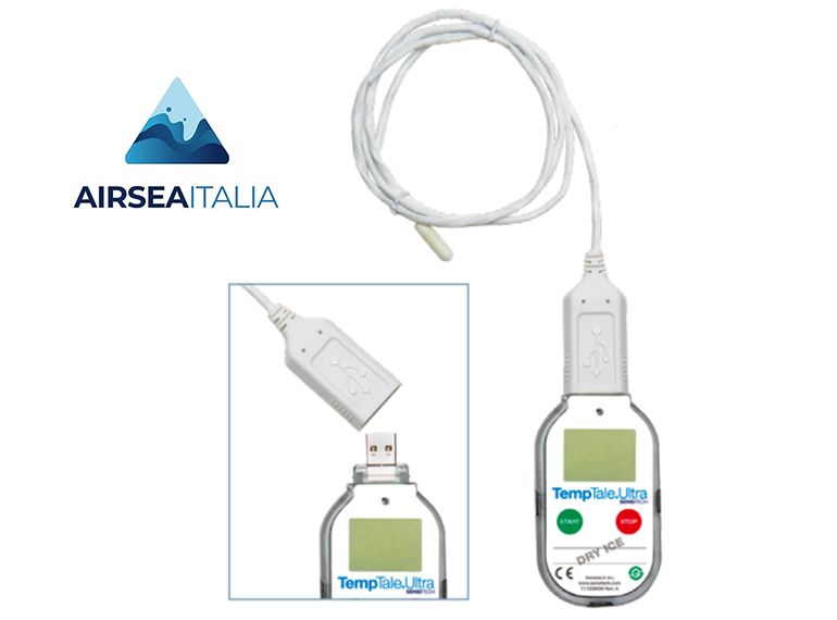 TempTale® Ultra Dry Ice Probe Registratore di temperatura con sonda per ghiaccio secco USB – Air Sea Italia
