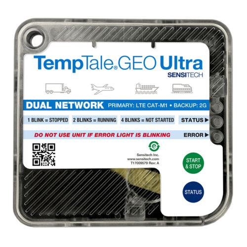 TempTale® Ultra GEO Datalogger Temperatura e Localizzazione in Tempo